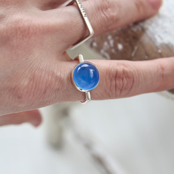 [青の洞窟 blue chalcedony]ring 6枚目の画像