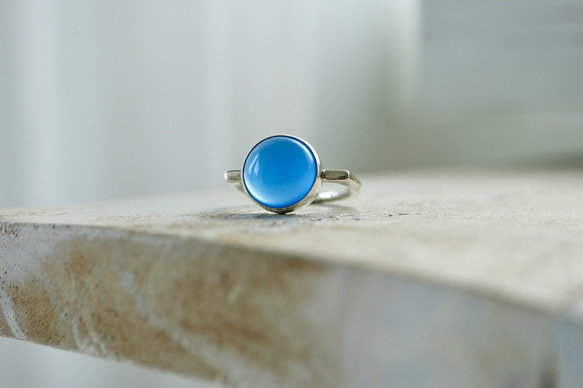 [青の洞窟 blue chalcedony]ring 7枚目の画像