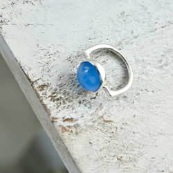 [青の洞窟 blue chalcedony]ring 9枚目の画像