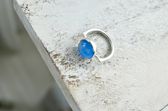 [青の洞窟 blue chalcedony]ring 9枚目の画像