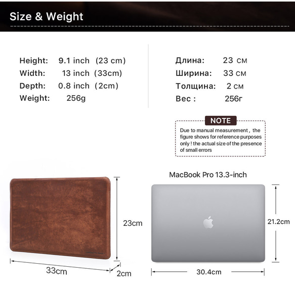 本革レザー iPad ケース カバー メンズ レディース MacBook Pro13.3 ケース カバー アイパッド 2枚目の画像