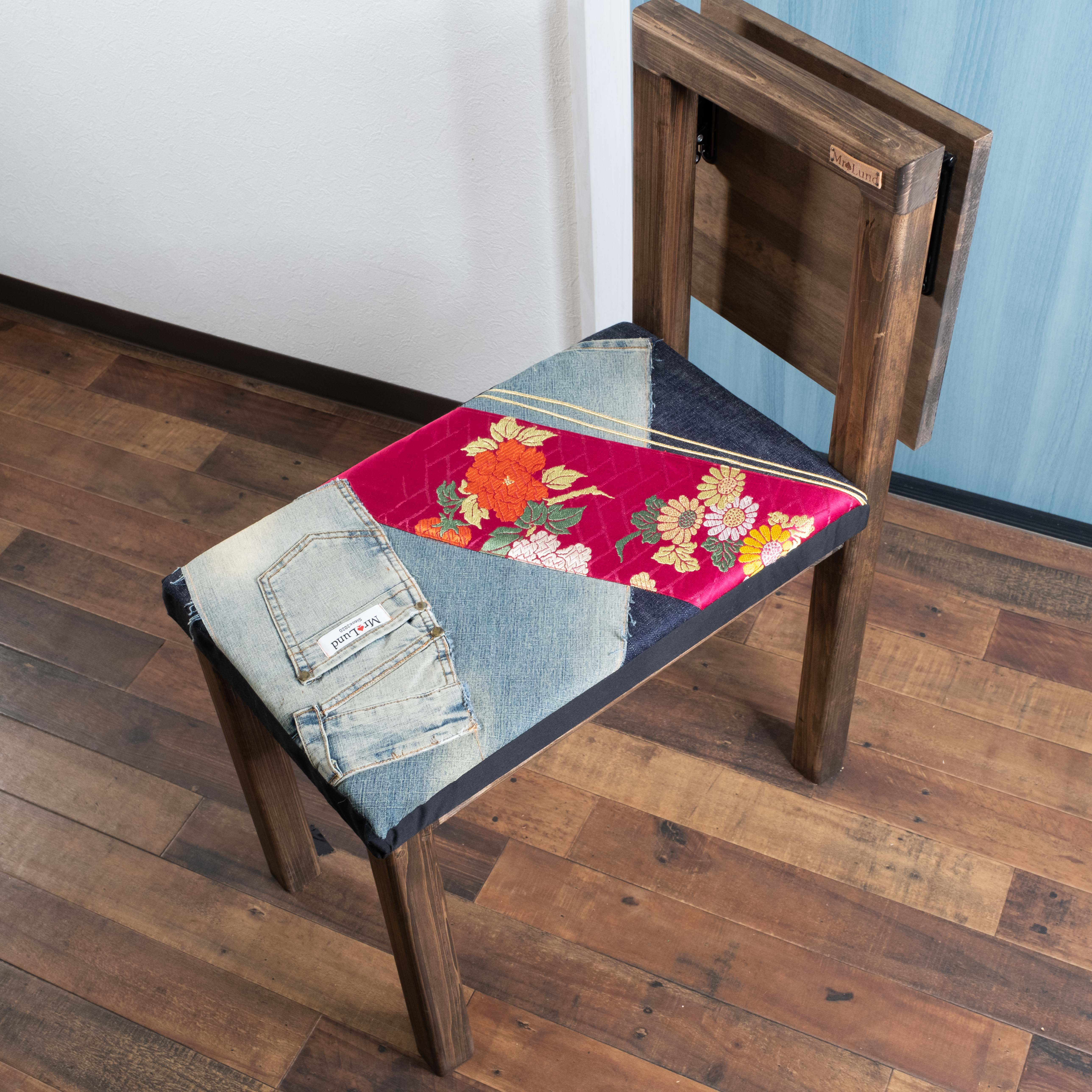 Princess ”KAGUYA"　菊　【アップサイクル】【着物帯】