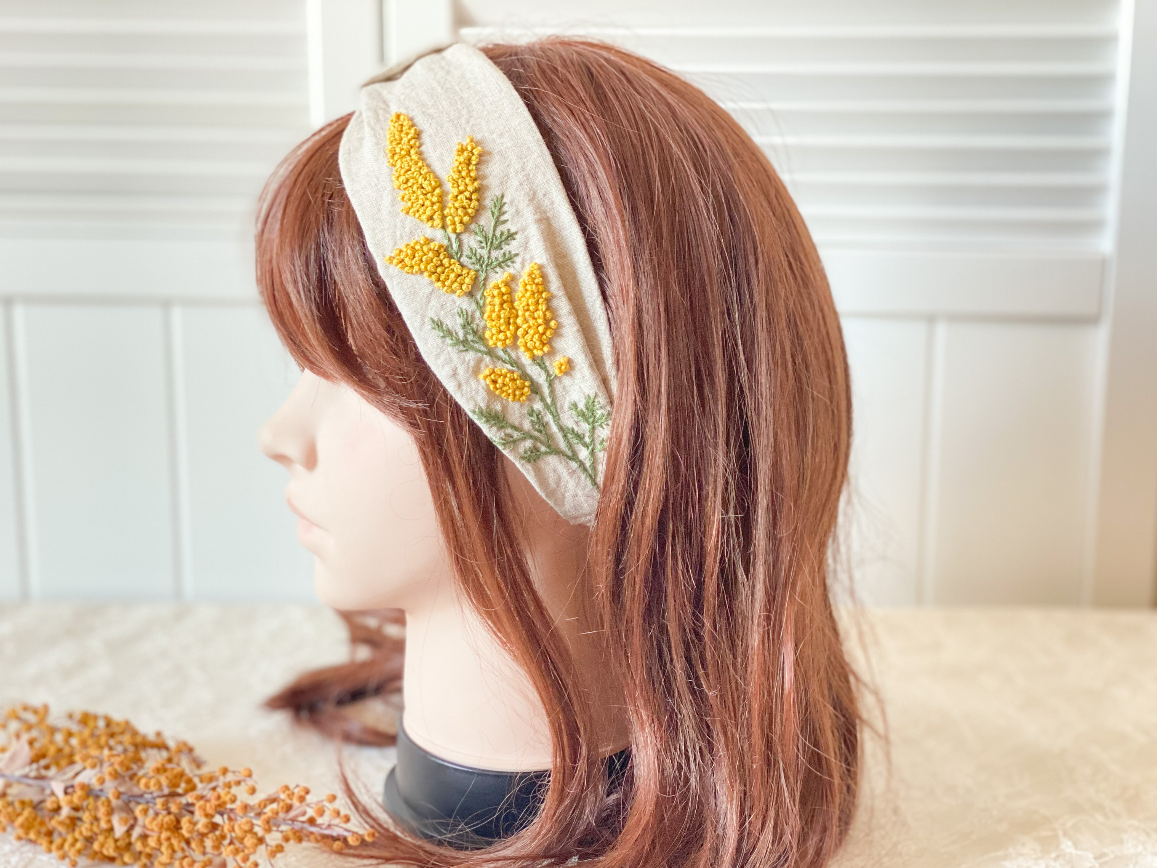 野に咲く花のカチューム《ミモザ》（キナリ）