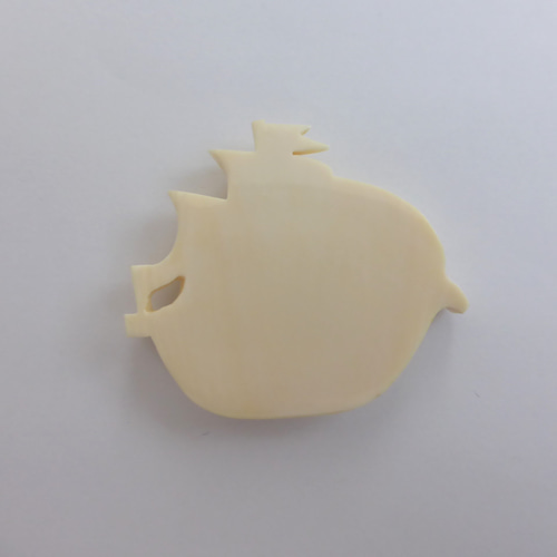 ナンタケットバスケット カービング オーナメントアイボリー＆べっ甲① ナンタケットバスケット カービング オーナメントアイボリー＆べっ甲①