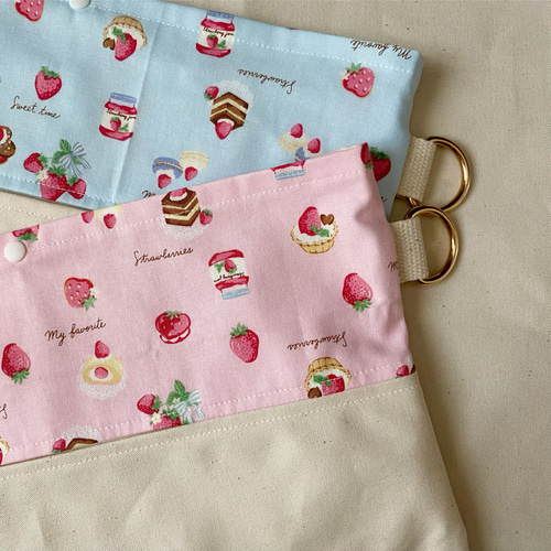 花柄　ピンク　ショルダーティッシュケース サコッシュバッグ　保育士 送料無料】花柄 ピンク ショルダーティッシュケース サコッシュ