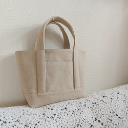 リネンキャンバスbag 4枚目の画像