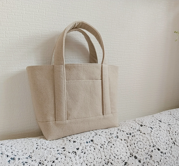 リネンキャンバスbag 4枚目の画像