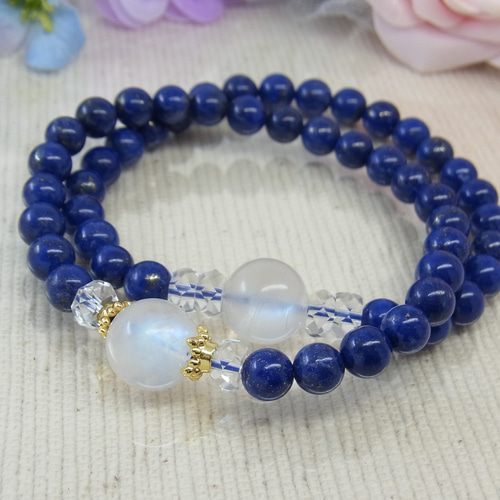 ☆ラスイチ☆天然大粒高品質 全粒シラー ブルームーンストーン