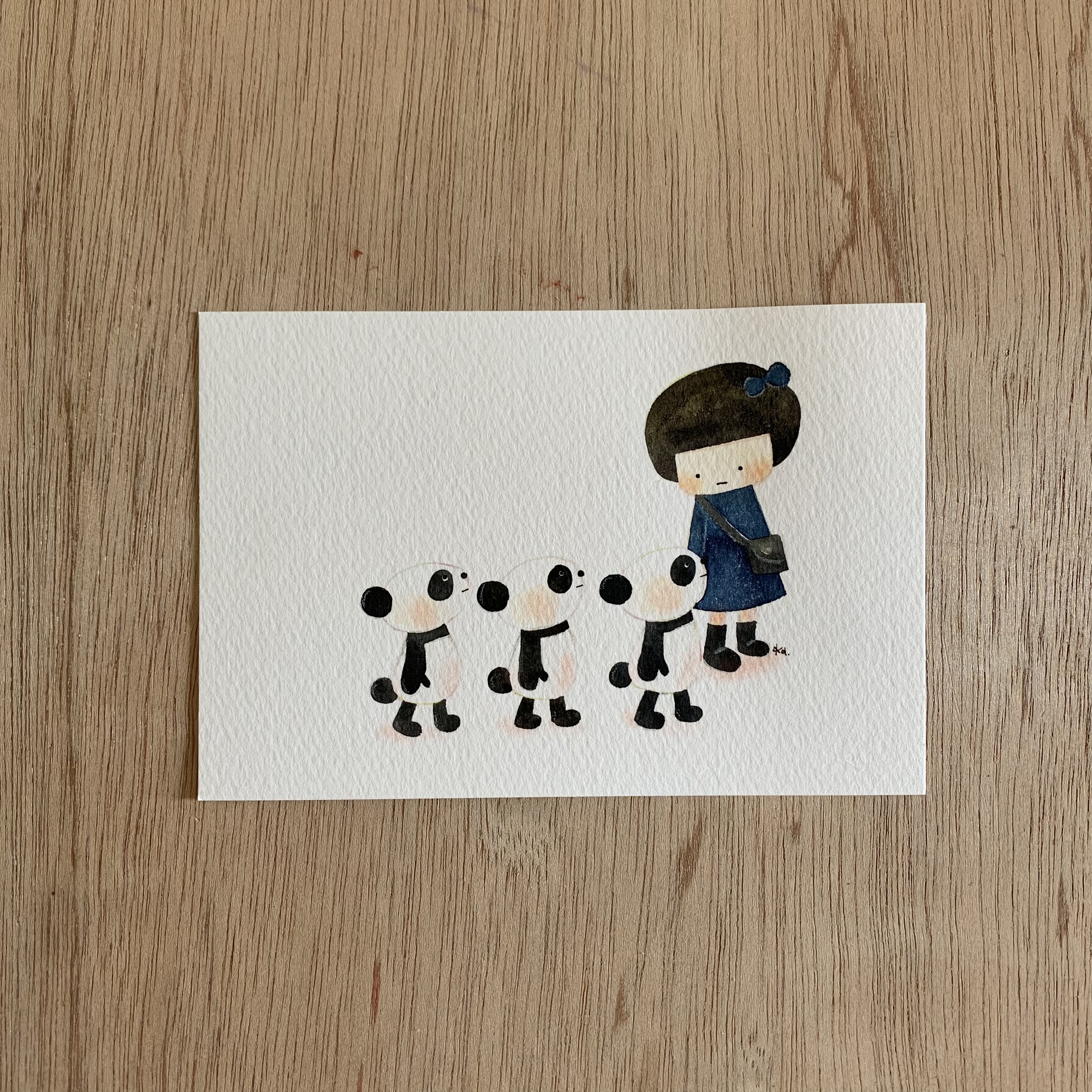 「歩くパンダ」　原画　送料無料