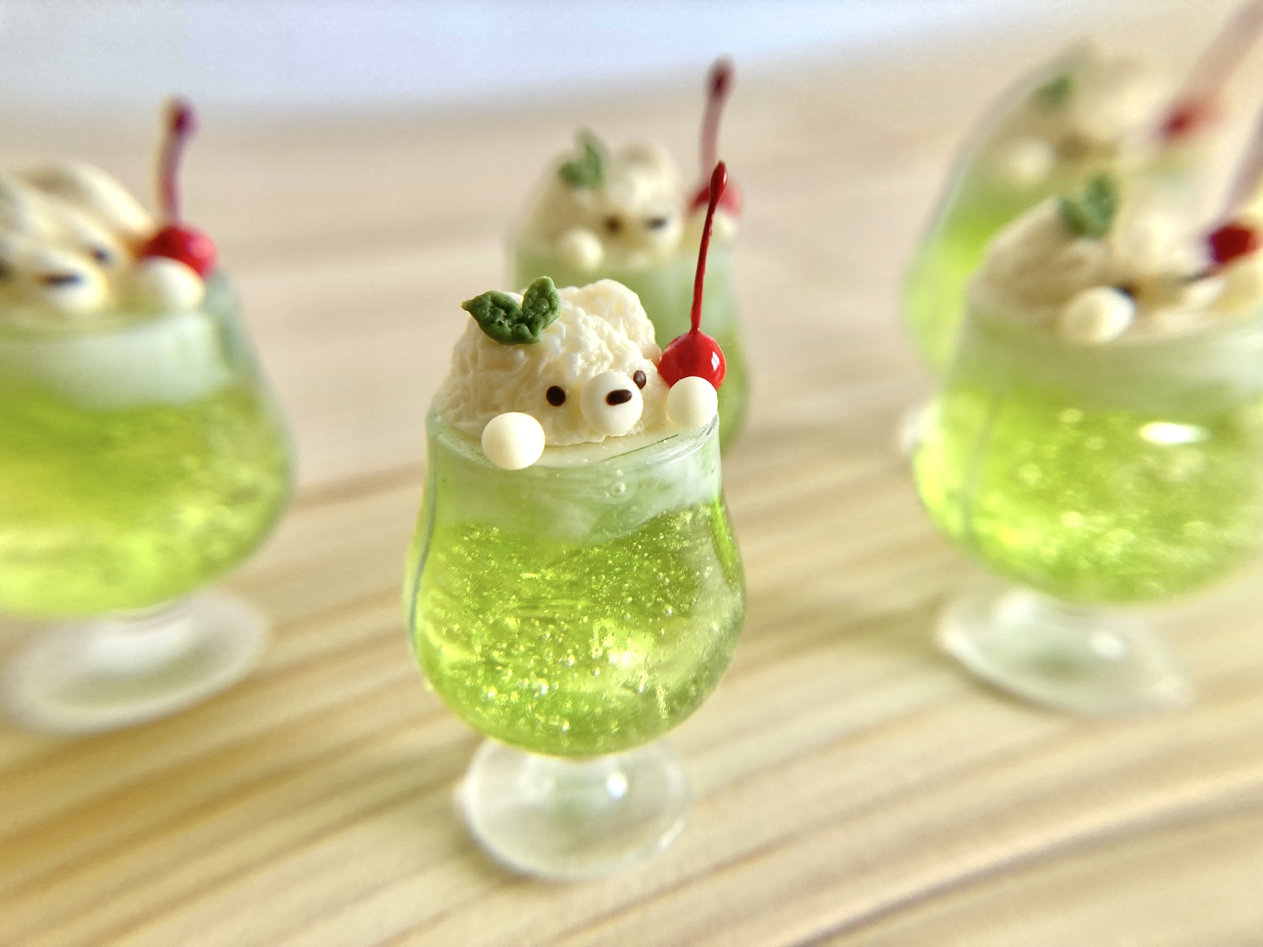 くまクリームソーダのキーホルダー その他アクセサリー wanin