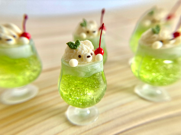 くまクリームソーダのキーホルダー その他アクセサリー wanin