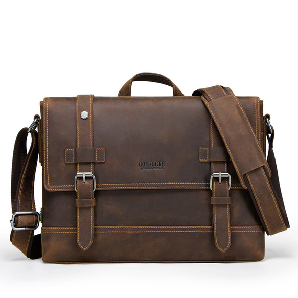 ビジネスブリーフバッグ 14インチノートパソコンバッグ メンズ 通勤通学 本革 ビジネスショルダーバッグ 彼氏父の日誕生 メンズ 本革 通勤通学 バッグ 旅行バッグ