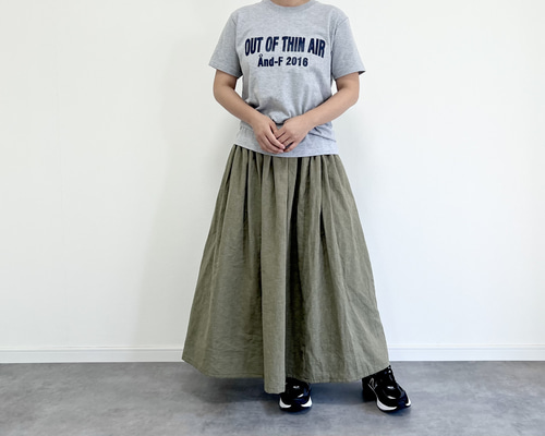 美品！　Pallas Palece　巻きスカート　リネン　グリーン　日本製 386b340512dff31f9eba0c7519d4b1