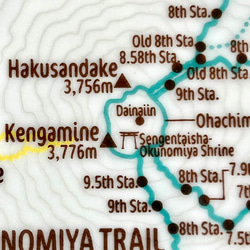 富士山步道地圖盤附碟架 第3張的照片