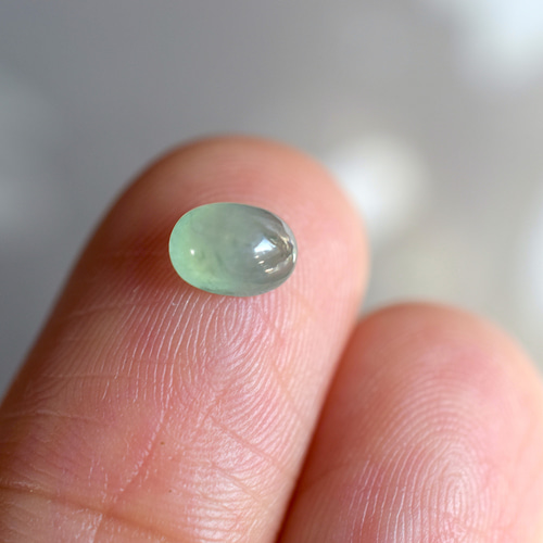 R23-80 氷種 ミャンマー産 天然 A貨 薄緑 本翡翠 ルース 裸石 硬玉