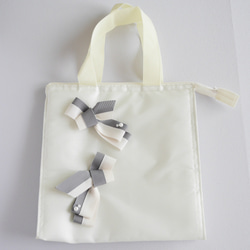 ✨保温保冷機能付き✨おりぼんトートバッグ✨おりぼんたっぷり✨ ✨保温保冷機能付き✨おりぼんトートバッグ✨おりぼんたっぷり✨