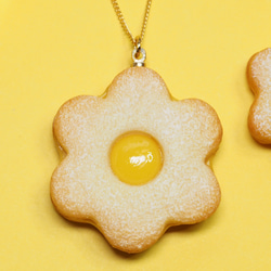 【Mサイズ】レモンカードクッキーのネックレス（K16GP） 3枚目の画像