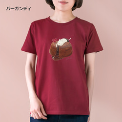 選べるフォンダンショコラとネコぱんのTシャツ【受注制作】 8枚目の画像