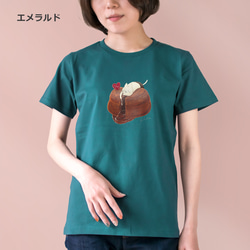 選べるフォンダンショコラとネコぱんのTシャツ【受注制作】 7枚目の画像