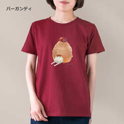 選べるモンブランとネコぱんのTシャツ【受注制作】 7枚目の画像