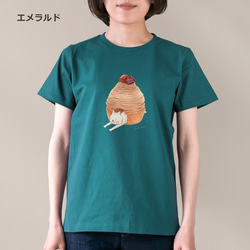 選べるモンブランとネコぱんのTシャツ【受注制作】 8枚目の画像
