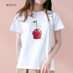 選べるりんご飴とネコぱんのTシャツ【受注制作】 6枚目の画像