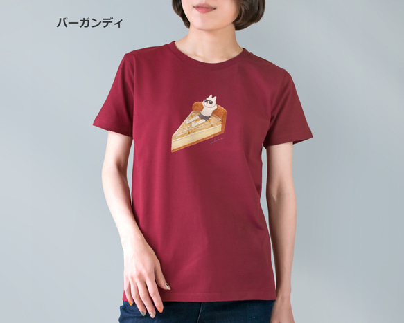 選べるレモンタルトとネコぱんのTシャツ【受注制作】 7枚目の画像