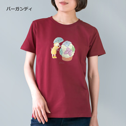 選べる紫陽花カップケーキとネコぱんのTシャツ【受注制作】 8枚目の画像