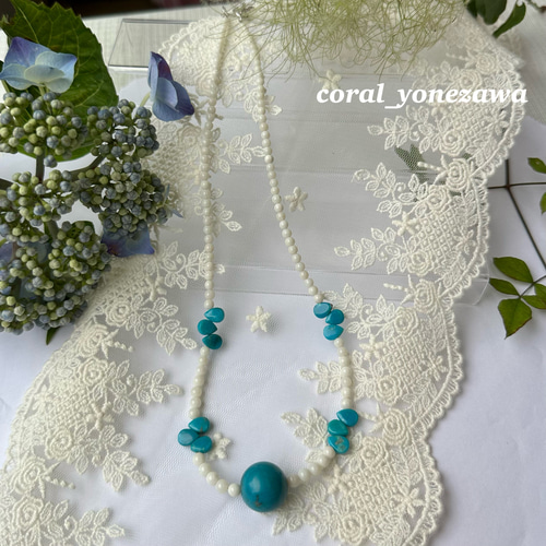 ライトニングボルト 【アンティーク】珊瑚ネックレス サンゴ 10