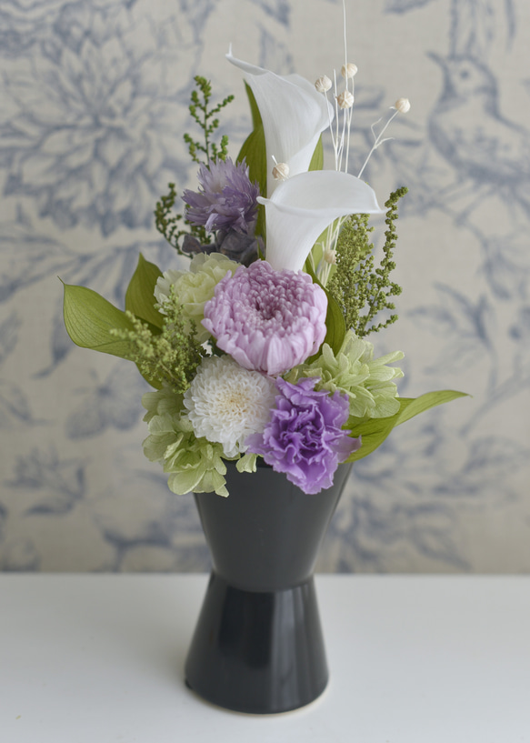 プリザーブドフラワー 仏花 花器付」の人気商品一覧 | 安い商品を通販