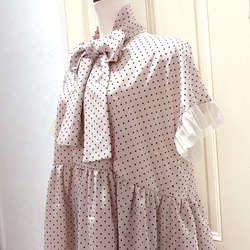 【予約販売】オープン記念20％オフ☆Antique Dots 2wayカットソー 5枚目の画像