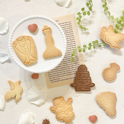 【ハート】ミニ クッキー型/かわいい/プレゼント/ギフト/誕生日/クッキー缶/アイシングクッキー/クッキー/ハート 4枚目の画像