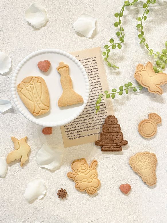 【ハート】ミニ クッキー型/かわいい/プレゼント/ギフト/誕生日/クッキー缶/アイシングクッキー/クッキー/ハート 4枚目の画像