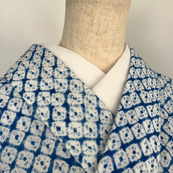 夏 半衿 本麻 紋紗 なでしこ 白 半襟 洗える リネン 紋織 からみ織り 2枚目の画像