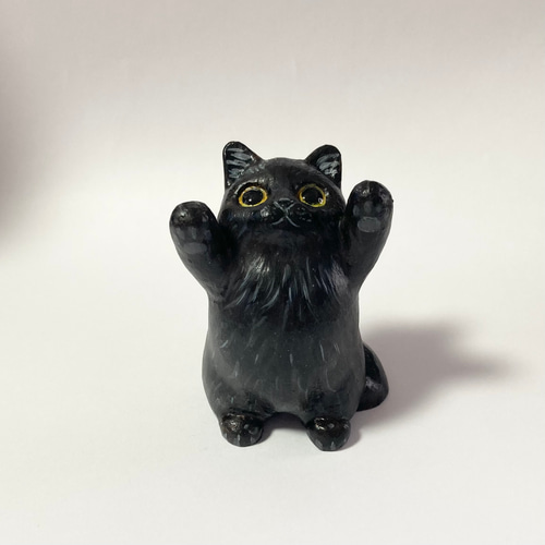 定休日以外毎日出荷中] 猫の絵ブルーペルシャ猫 Made in ITALY