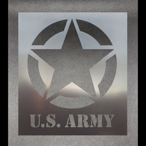 ARMY アーミー 米軍 キャンプ ステンシルシート 型紙 Shinobee 通販