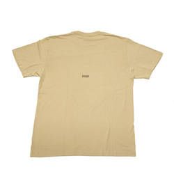 WHATEVER STREAMER カレッジ ロゴ 半袖 Tシャツ 大きめ ビッグシルエット サンドベージュ 14枚目の画像