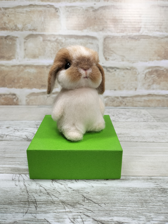 こぶり様　うさぎ　羊毛フェルトストラップ 0_c98dde4a06db3b9e8a958e7be76d