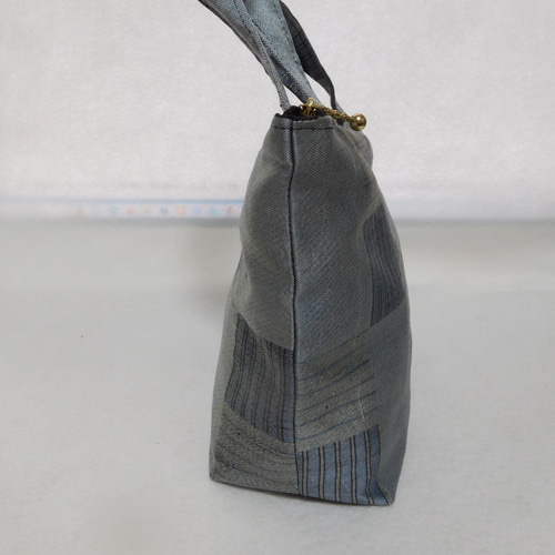 和風 ミニトートバッグ ☆着物・浴衣に☆ 帯地リメイク品 少々難