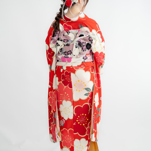 PINK-latte レッド袴 別売りレッドリボン髪飾り付き PINK-latte