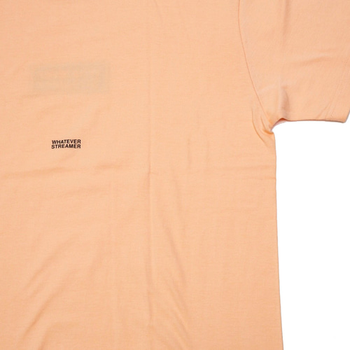 WHATEVER STREAMER ボックス ロゴ 半袖 Tシャツ 大きめ ビッグ