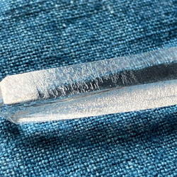 【SALE価格】ゼッカ水晶　スターブラリークォーツ　ミニレーザー　ヒーリング用 water clear 3枚目の画像