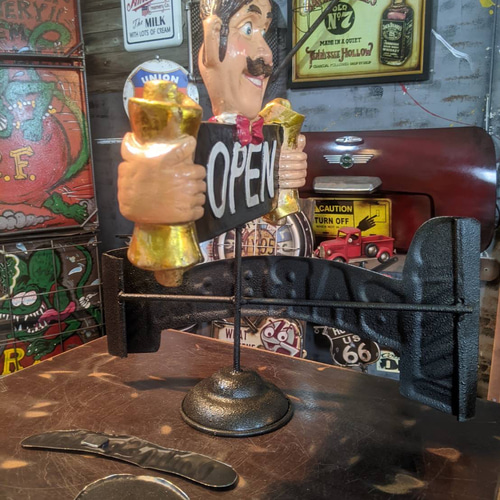 BARBAR SHOP 置き看板(卓上型) 理容室看板 オープン BARBAR SHOP 置き看板(卓上型) 理容室看板 オープン