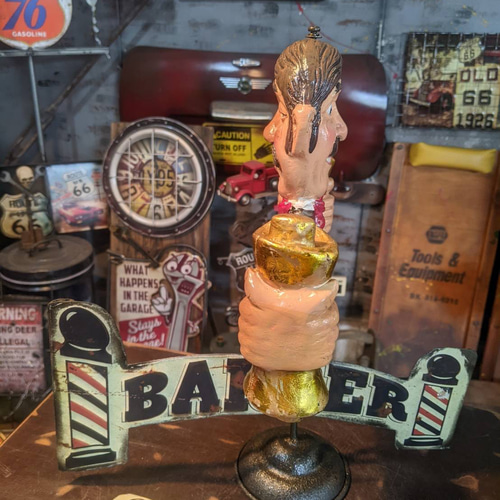 BARBAR SHOP 置き看板(卓上型) 理容室看板 オープン BARBAR SHOP 置き看板(卓上型) 理容室看板 オープン