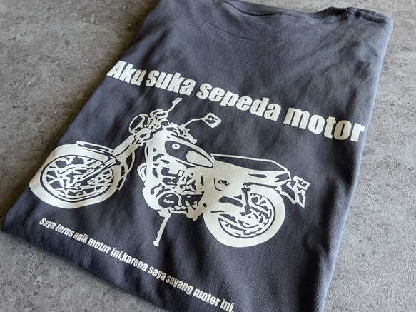 限定色♪背面的印花好帥氣！ OriginalAdult Bike T卹「SR」深灰色 第6張的照片