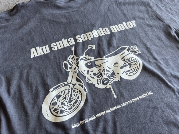 限定色♪背面的印花好帥氣！ OriginalAdult Bike T卹「SR」深灰色 第9張的照片