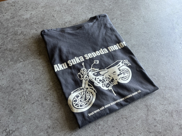 限定色♪背面的印花好帥氣！ OriginalAdult Bike T卹「SR」深灰色 第7張的照片