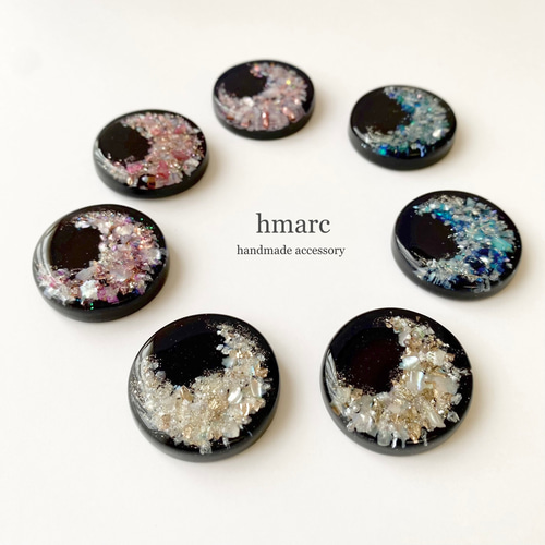 ハンドメイドレジンヘアゴム・ポニーフック・ブローチ・ネックレス♡No