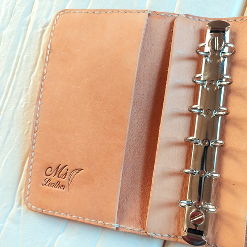 システム手帳ミニ6 手帳カバー M's Leather 通販 16089093