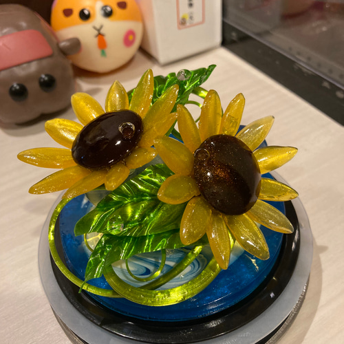 ひまわりさん専用 10商品 トロ ケーキ皿5枚／花柄 sozodou5suntop1.jpg